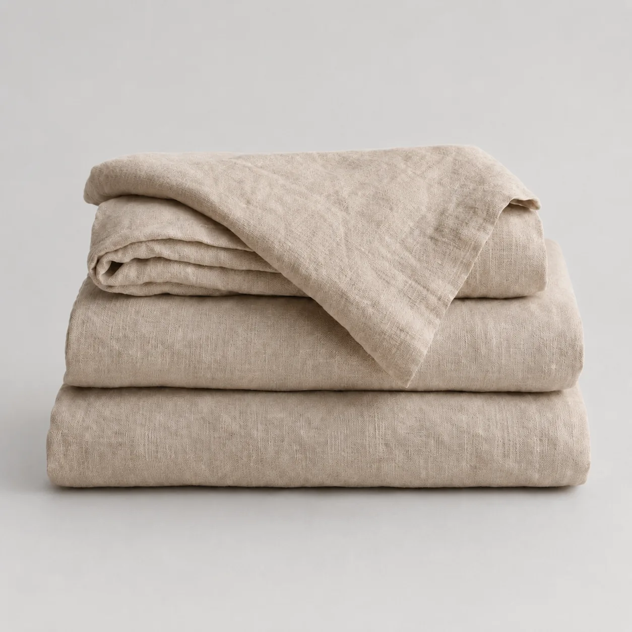 Natural flax linen fabric texture